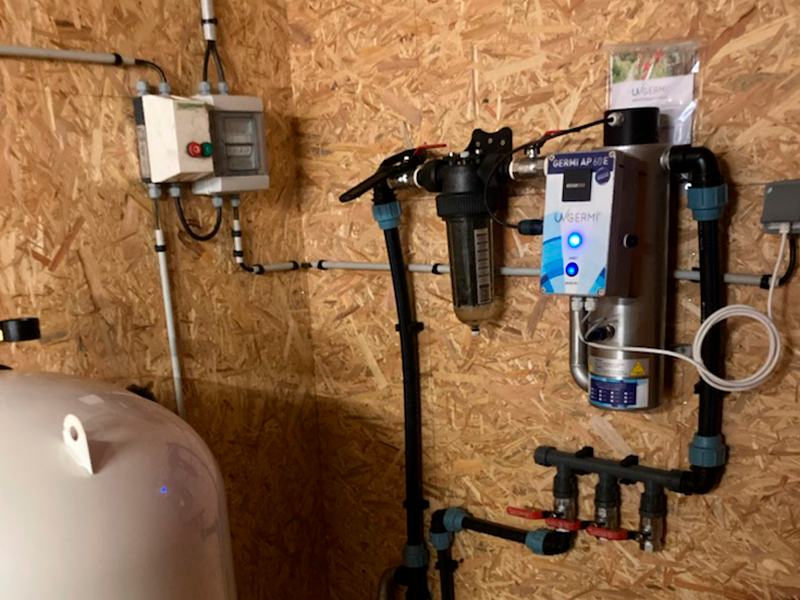 Station de traitement de l'eau par UV  | Perdr'Eau, Les Maîtres de l'Eau