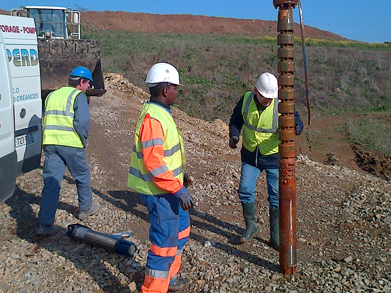 Forage sur sol rocheux | Perdr'Eau, Les Maîtres de l'Eau