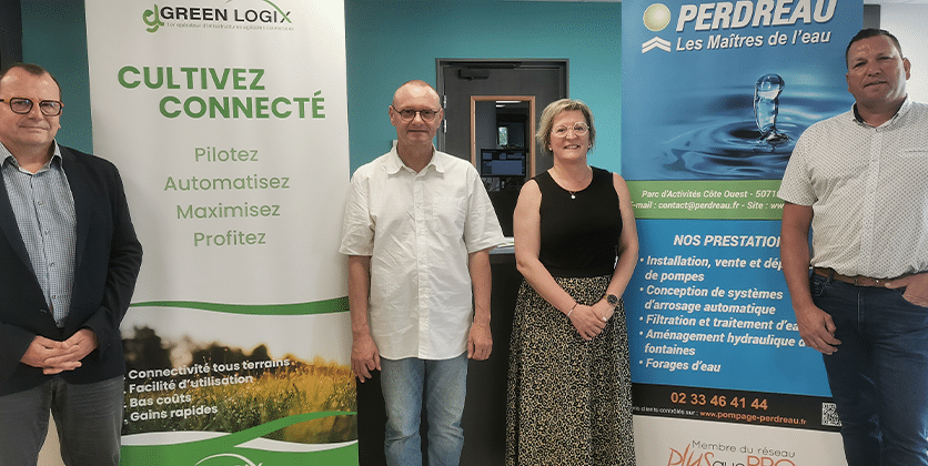 Perdr'Eau s'associe à Greenlogix pour une gestion connectée de l'irrigation agricole | Perdr'Eau, Les Maîtres de l'Eau