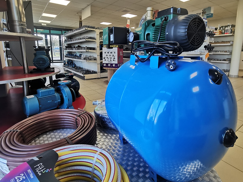 Pompe à eau domestique - Magasin à créances | Perdr'Eau, Les Maîtres de l'Eau
